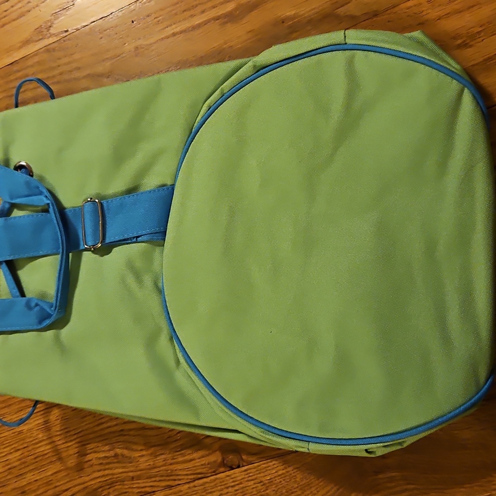 Trinidad & Tobago  Green Drawstring Bag New Fish Tropical Backpack - Picture 5 of 8